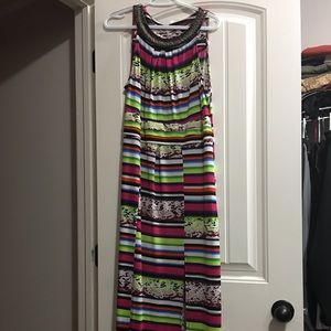 Multicolored maxi dress